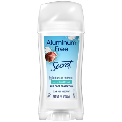 Дезодорант Secret Aluminum Free Clear Ocean без алюмінію, 68 г